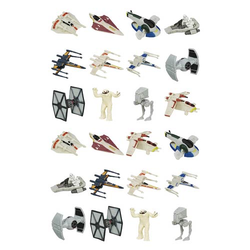 Star Wars: The Force Awakens MicroMachines Blind Bag Vehicles Wave 2 Case